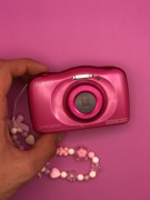 Aparat Nikon Coolpix S33 różowy wodoodporny digicam retro piękne zdjęcia