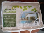 Żagiel , osłona przeciwsłoneczna 4m x 3m 4x3 poliester 160 g Garden Dream.
