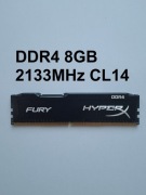 HyperX Fury DDR4 8GB 2133MHz CL14 | MemTest OK