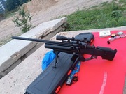 PCP Kral Arms Puncher Knight Nemesis S Bullpup z luneta i dodatkami