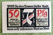 Niemcy Treffurt 50 Pfennig 1921 | NOTGELD UNC | Zamek Normannstein