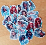 naklejki 20 szt mega nadruk lodowa wróżka anime scrapbooking