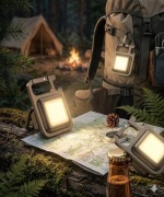 Latarka brelok LED USB-C z magnesem i karabińczykiem - aluminiowa