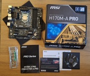 Płyta główna MSI H170M-A Pro z procesorem Intel Core i5 6400