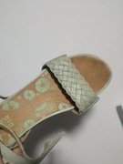 Sandałki Clarks roz. 38 miętowe