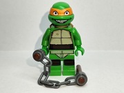 LEGO figurka Wojownicze żółwie ninja Michelangelo tnt012 + broń 
