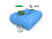 Zbiornik na wodę deszczówkę oczyszczalnia przydomowa BOLT 7000L