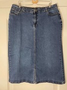 Jeansowa dżinsowa spódnica evans plus size rozmiar 50