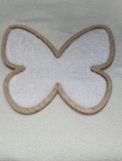 Tacka Dekoracyjna MDF-Imitacja Drewna W Kształcie motyla