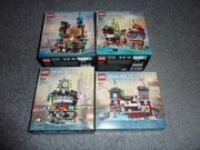 Lego Ninjago mikro Miasto 40703 Doki 40704 Ogrody 40705 Rynek 40706