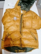 Coccodrillo kurtka zimowa złota ciepła wygodna 