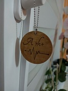 Brelok z grupą krwi i znakiem zodiaku