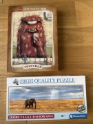 Puzzle 2x1000 elementów, Heye, Zozoville, Clementoni