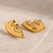 Kolczyki geometryczne ze stali nierdzewnej