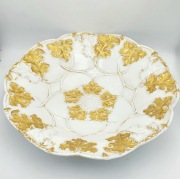Patera Królewska Miśnia XIX wiek antyk złota biedermeier