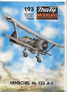 Mały Modelarz 1 1993 Hemschel HS 123 model 1:33