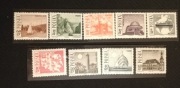 1966 r. Turystyka, seria 9 znaczków 