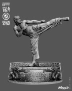 Figurka druk 3D żywica " Chuck Norris - F1477 " - 120 mm