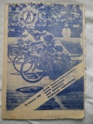 Program Żużlowy z autografami 