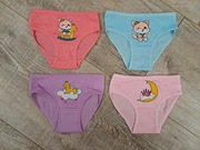 Majtki figi dziewczęce/ 4 pak/ rozm 98/104 