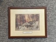 Ładny obrazek owce Evening Glow Joseph Farguharson