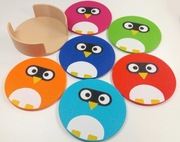 Podkładka podstawka pod kubek szklankę "Angry birds"