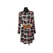 Sukienka szmizjerka Select 44 2XL midi koszulowa wiskozowa luźna klasyczna