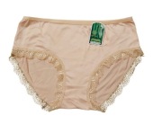 Figi Majtki bambusowe wygodne XL/XXL z koronką