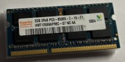 Pamiec RAM 2GB hynix | 2Rx8 PC3-8500S-7-10-F1 | DDR3-1066 MHz SODIMM