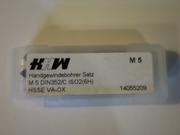 Gwintownik M5 komplet 3 sztuki HSSE