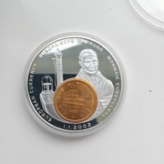 1 Dolar Republika Liberii  54 g super stan certyfikat