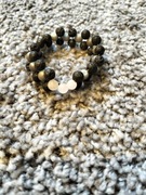 Bransoletka z kolorowych koralików 18 cm rękodzieło