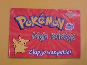 Oryginalny album z naklejkami Pokemon Chipita (rok 2001) + 28 naklejek 