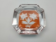 kryształowa popielniczka-popielnica gabinetowa