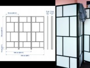 Parawan, ściskam działową Ikea