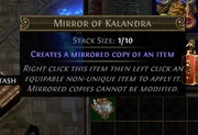 Path of Exile 1 Mirror of Kalandra Standard