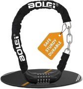 Solidny Zamek Rowerowy Łańcuch 90cm | Szyfr 5 Cyfr | Stal 6mm