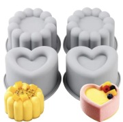 ZESTAW FOREM 4szt/2+2 silikonowych do Bento tortów Pieczenia Musów 