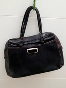 Escada torba skóra plus sierść vintage 