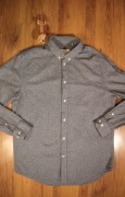 Koszula Samose Samsoe r. M męska dł rękaw szara bawełniana