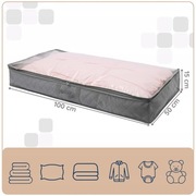 Organizer Pokrowiec Pojemnik na pościel ubrania POD ŁÓŻKO wytrzymały 75L x2