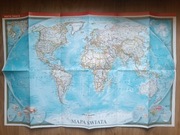Mapa świata National Geographic 