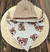 Komplet czapka+chustka