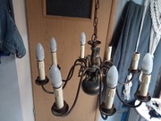 Mosiężny żyrandol 