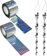 TAŚMA ODBLASKOWA ODSTRASZAJĄCA PTAKI 110m x 5cm