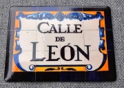 Magnes na lodówkę z miasta Leon Hiszpania 