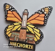 WIELKI Magnes na lodówkę drewniany MDF Niechorze (17) 