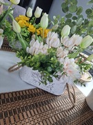 Kompozycja na stół wiosenna/ wielkanocna 