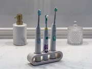 Elegancki stojak na 3 szczoteczki elektryczne Philips Sonicare - marmur