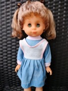 STARA LALKA CZASY PRL ORYGINALNY STRÓJ 